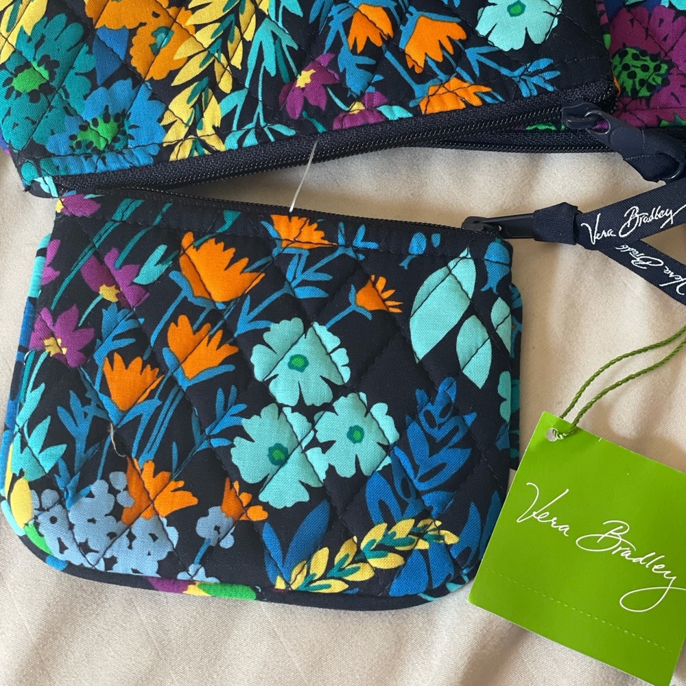Vera Bradley cosmetics bag trio